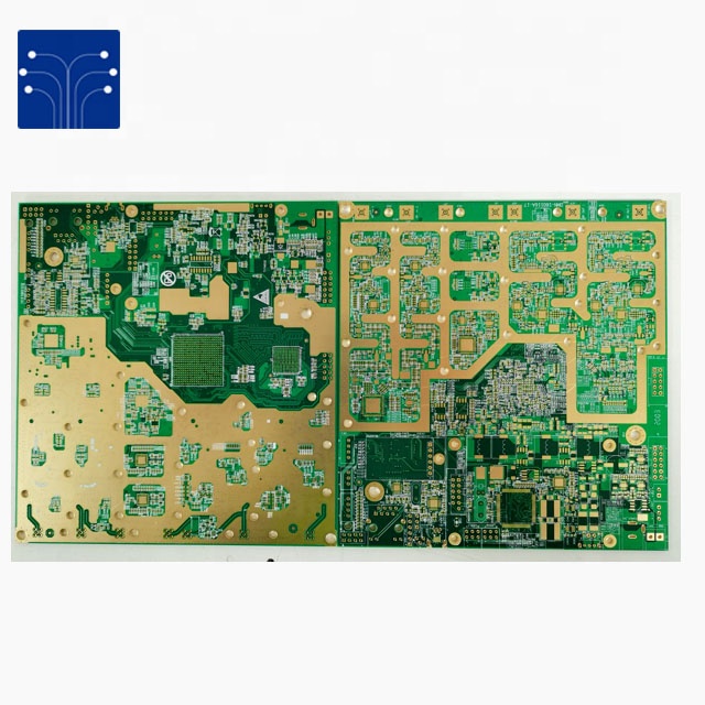 TOP PCB High frequency board pcb  Shengyi FR4 High TG170  Rogers 4000 Mixed Pressure