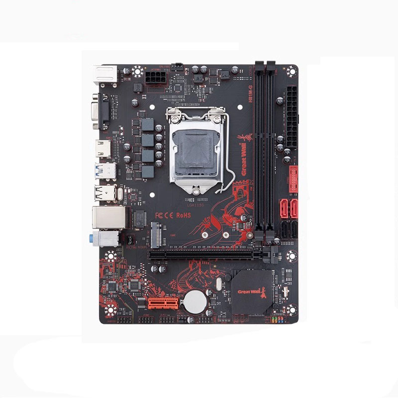 Computer Motherboard H81M-G Desktop Motherboard for Office Computers Suitable for Core CPU Processor Heat Sink Kit