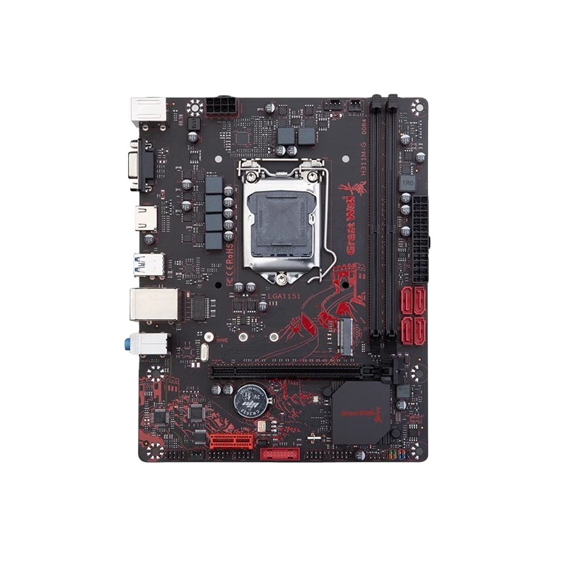Computer Motherboard H311M-G I5 6500 Xianglong 400 Battle Edition with Nuclear Display Desktop H311M-G D4 Motherboard