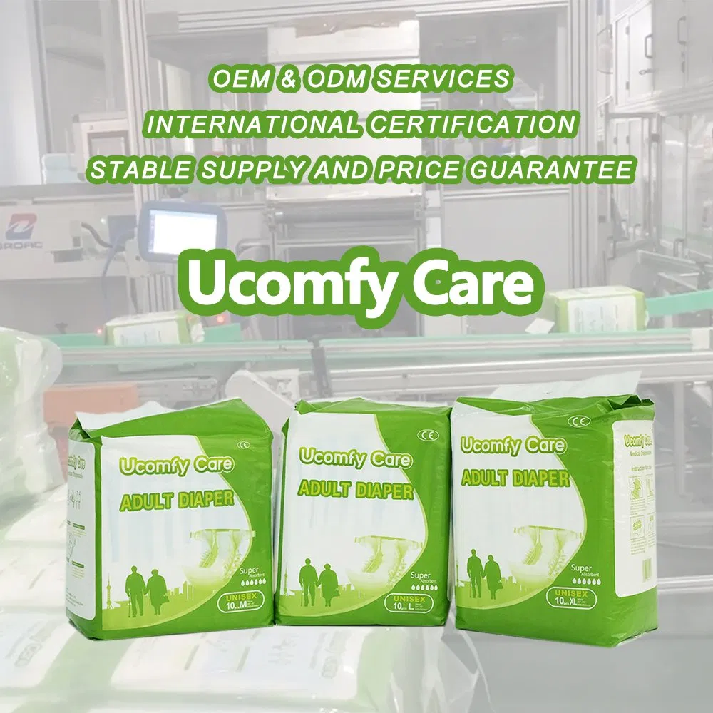 Fábrica OEM Atacado Fraldas Descartáveis Adulto Unissex
