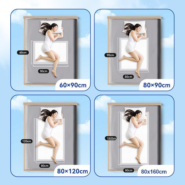 Almofadas Absorventes Descartáveis de Grau Médico para Incontinência, Protetores de Cama para Cirurgia Médica