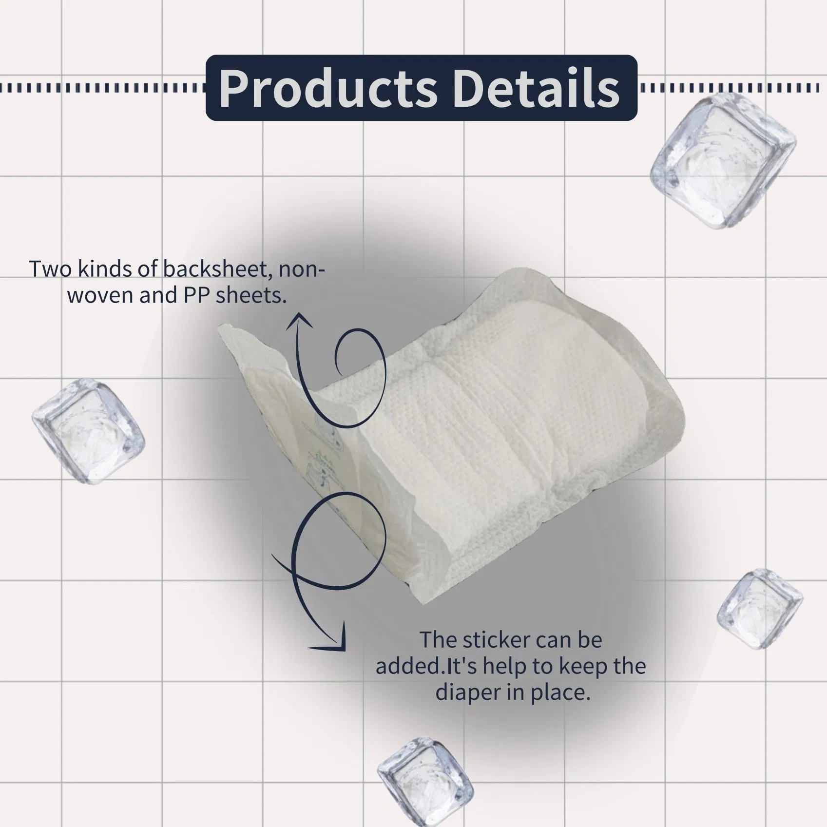 Toalha Absorvente Confortável Inserto de Fralda para Adulto para Incontinência Leve Uso Masculino