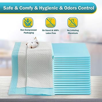 Protetores de Cama Descartáveis para Adultos com Incontinência, Underpads Absorventes Pesados para Mulheres, Protetor Impermeável para Troca de Bebê, Chucks Médicos Premium