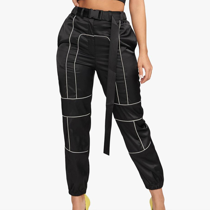 Venda por grosso Novo Design listrado mulheres calças Desgaste Noite Senhoras Pants