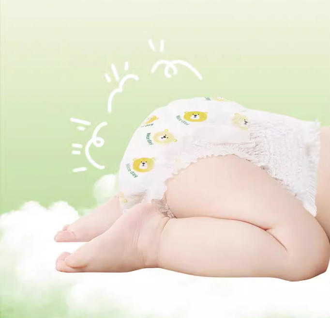 Melhores Vendas Fraldas para Bebês de Boa Qualidade na Rússia Material Natural Fraldas Descartáveis para Pele Sensível