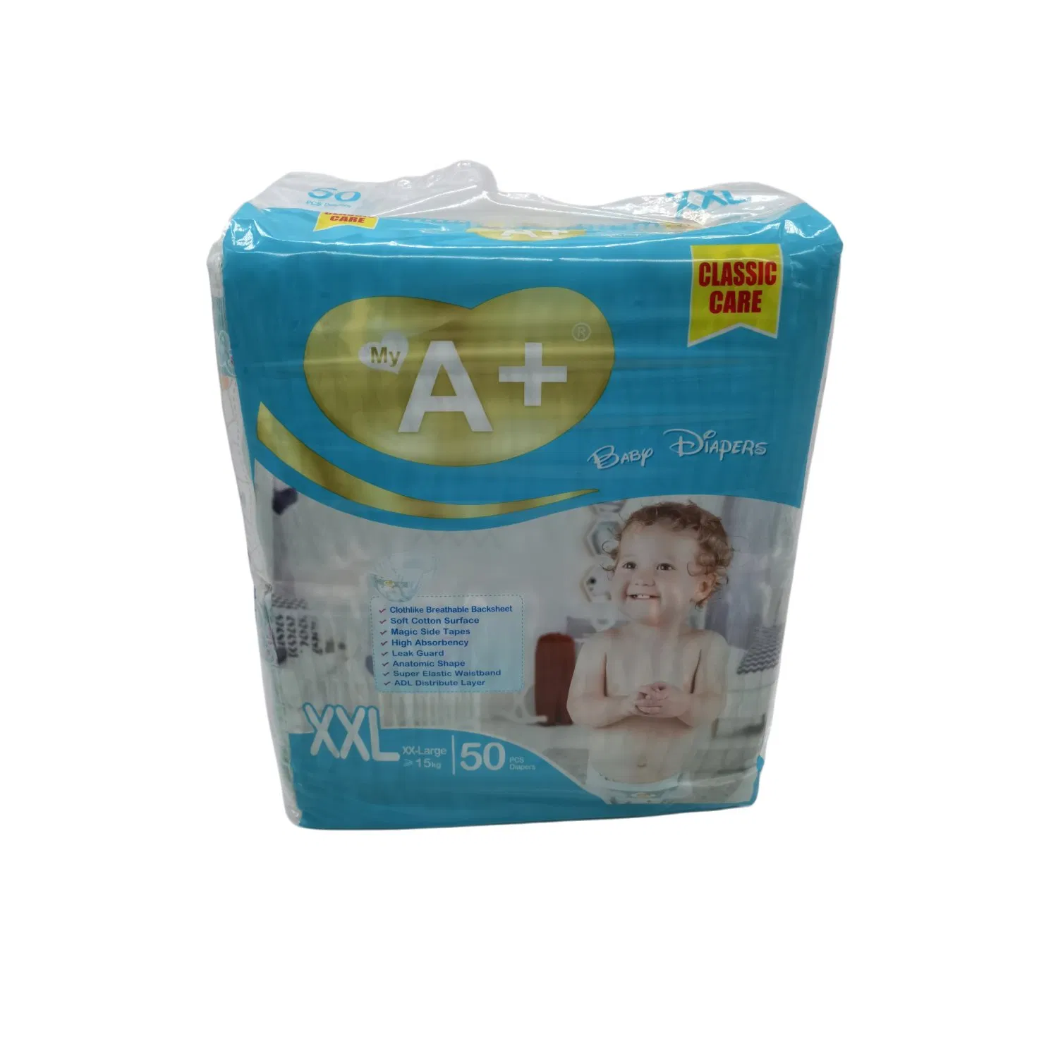 Melhores Vendas de Fraldas Orgânicas Biodegradáveis de Boa Qualidade na Índia, Material Natural, Fraldas Descartáveis para Pele Sensível