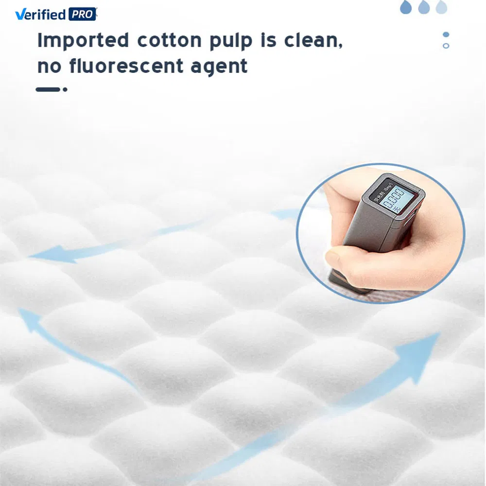 Protetores de cama descartáveis absorventes premium para incontinência adulta