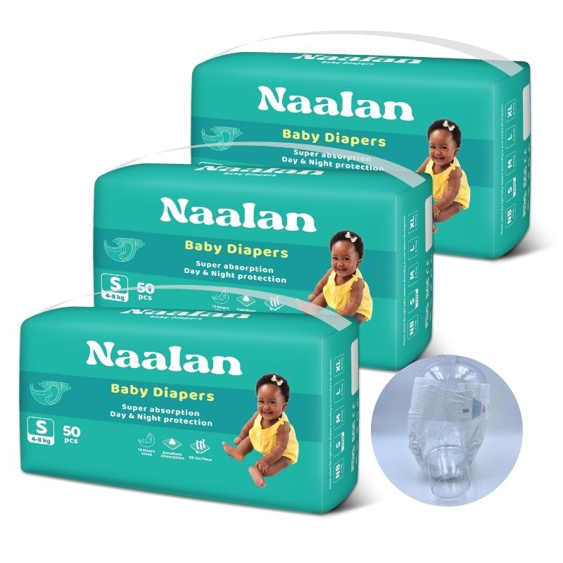 Fraldas para Bebês Ultra Finas e Macias Hipoalergênicas para Pele Sensível, Fralda para Bebê Extra Absorvente