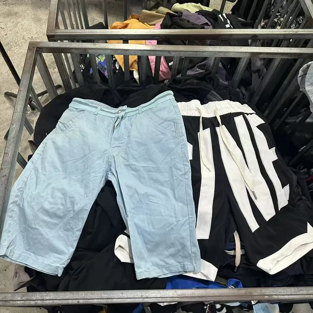 Thrift Sport Short Pant Second Hand Men's Cotton Pants Trousers Used Clothes
