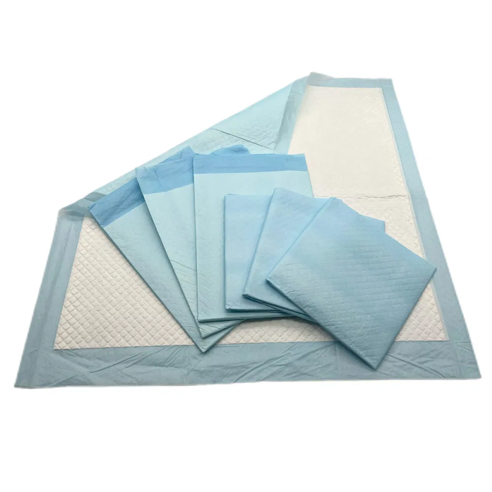 Protetores de cama descartáveis super absorventes higiênicos para hospitais, almofadas para incontinência para adultos idosos