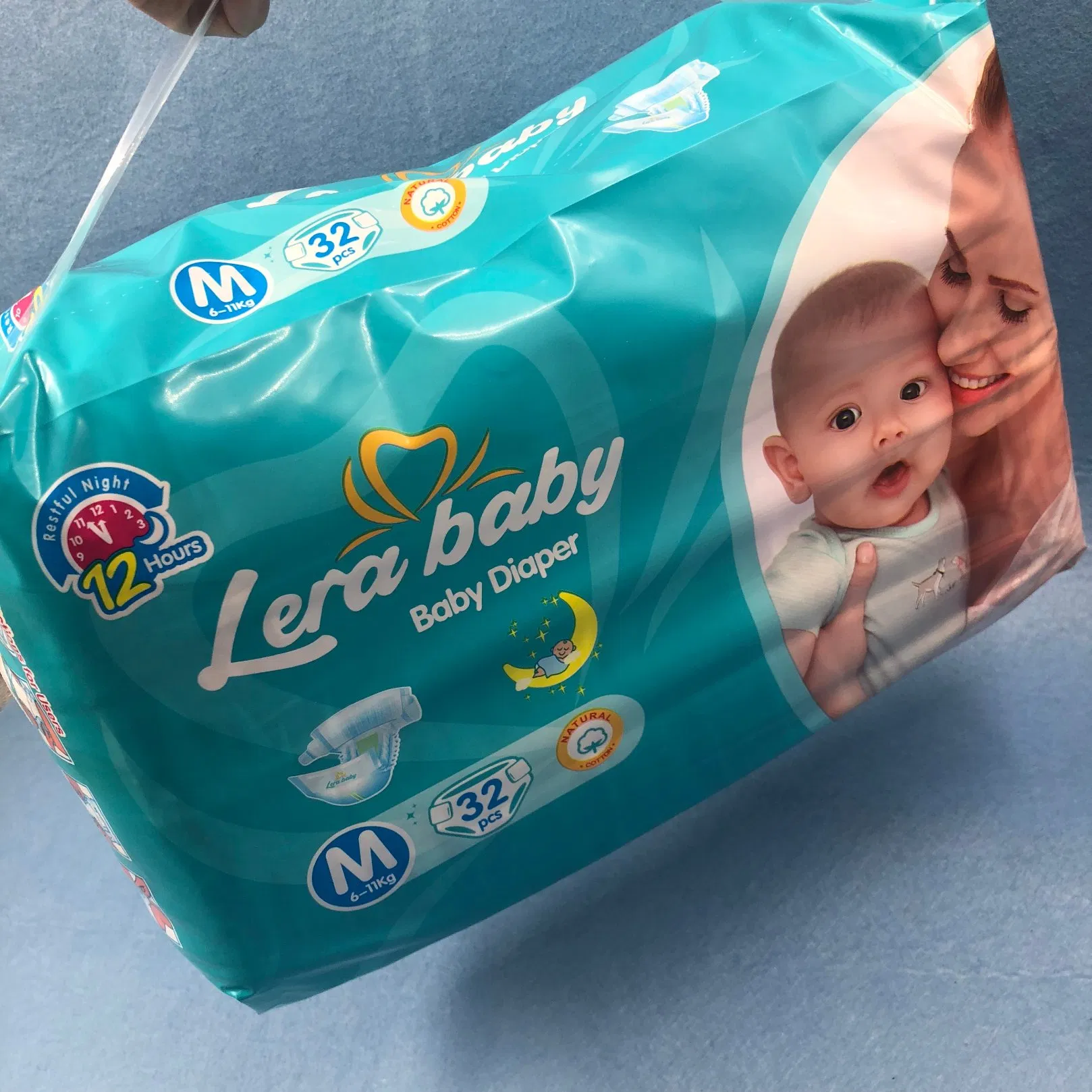 Fraldas descartáveis biodegradáveis ultra absorventes de alta qualidade e ecológicas para bebês