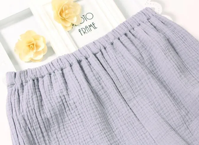 Conjunto de Pijamas de Algodão Muslin Masculino