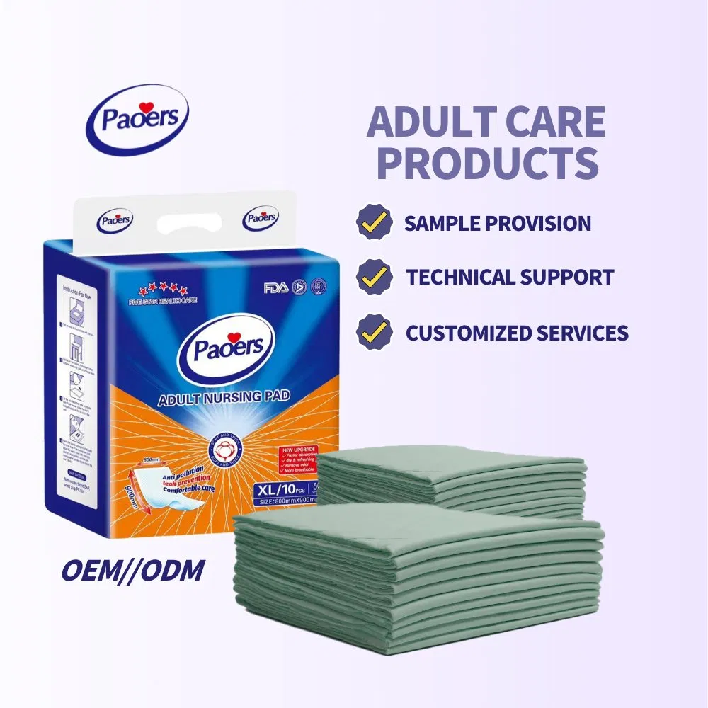 Protetores de cama descartáveis absorventes premium para incontinência adulta