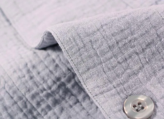 Conjunto de Pijamas de Algodão Muslin Masculino