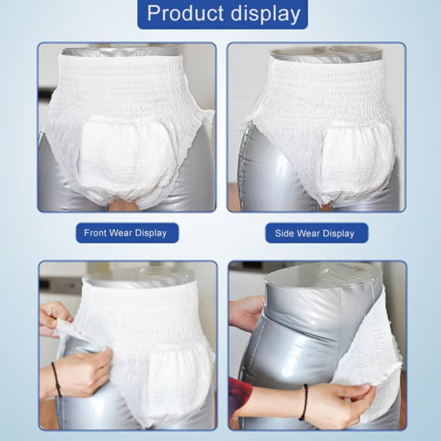 Amostra Grátis Atacado Fraldas Descartáveis para Adultos para Idosos Preço Barato Fralda Adulto Ultra Grossa com Ajuste Pull-on
