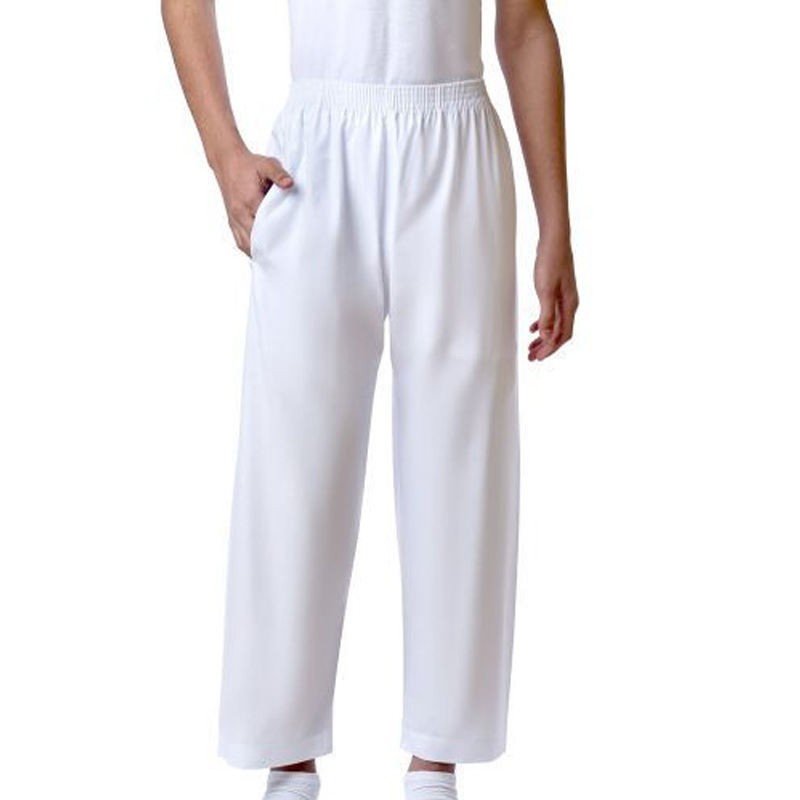 Fabricação de Roupas 100% Calças de Karate de Algodão com Cintura Elástica para Adultos e Crianças