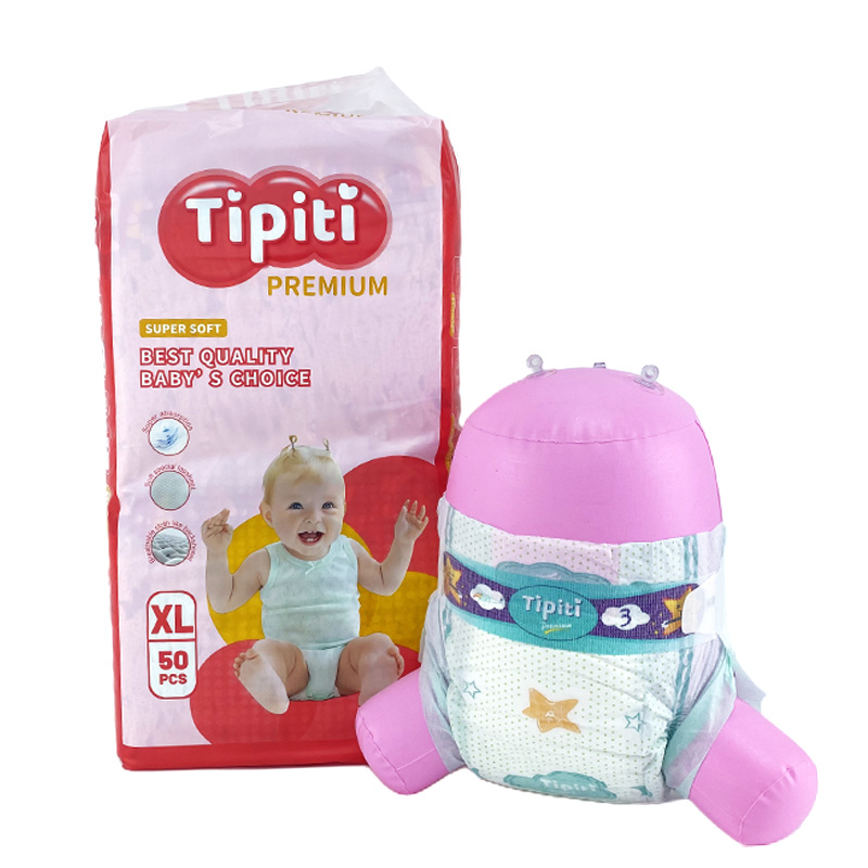 Fralda Descartável Premium Super Macia Tipiti para Bebês Atacado Tamanhos P M G GG para Recém-nascidos e Infantes