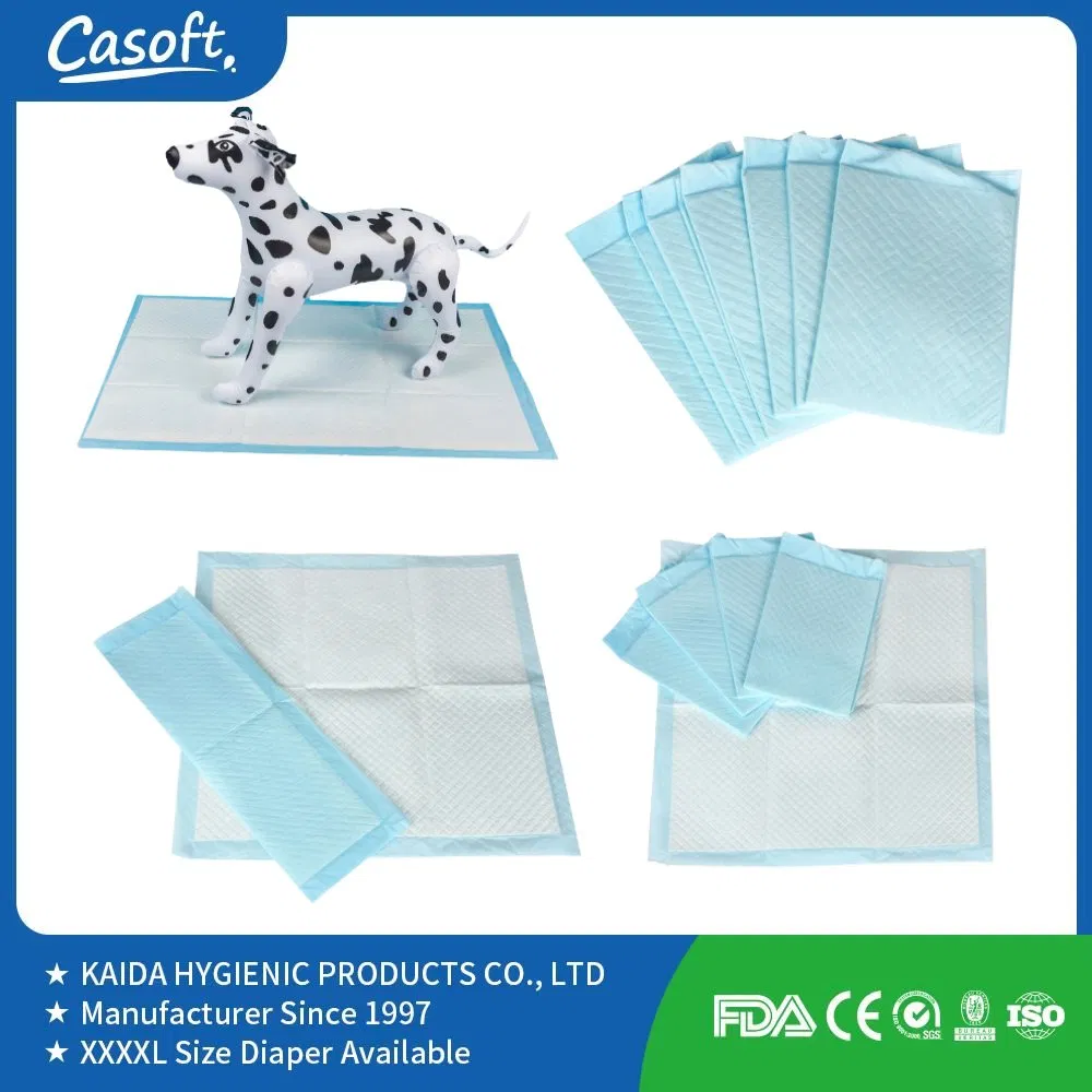 Protetores descartáveis OEM para incontinência, almofadas absorventes de fluff, protetores de cama, almofadas para urina para bebês, crianças, adultos e idosos, almofadas para treinamento de filhotes