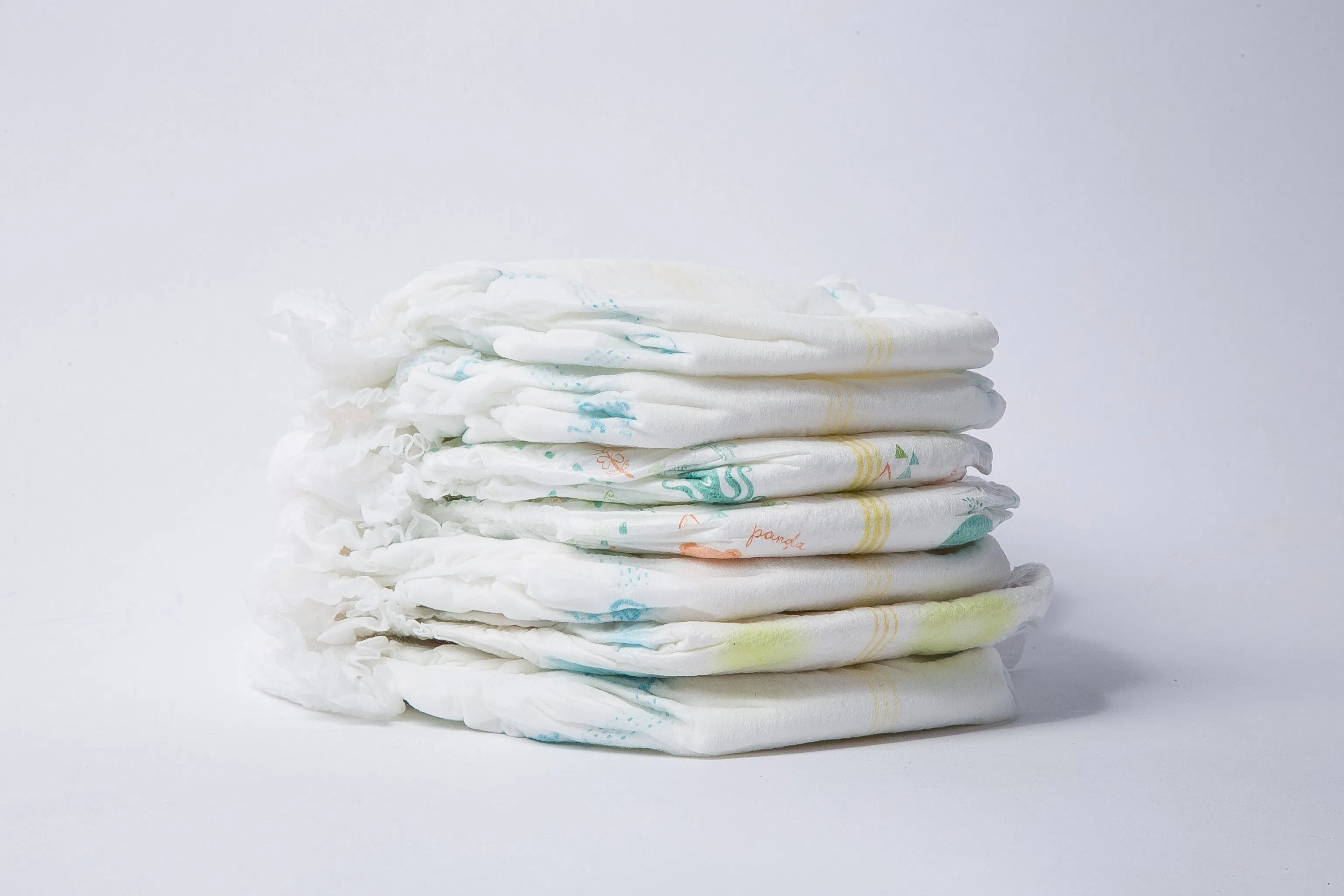 Fraldas de Bebê Atacadistas Macias para a Pele Fibra de Bambu Orgânica Natural Fralda Descartável para Bebê
