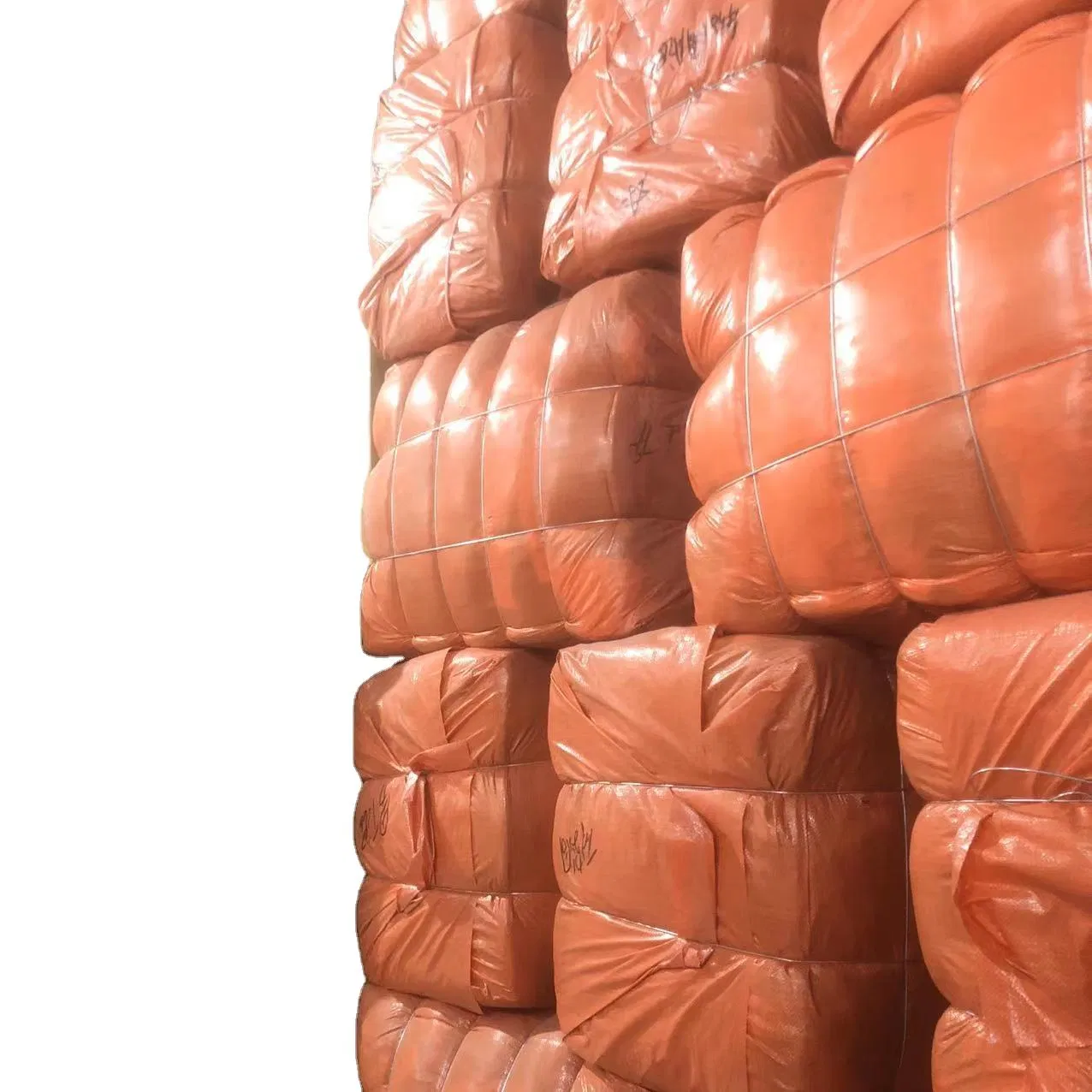 Fábrica da China Roupas Usadas Não Classificadas Classificadas em Fardos Calças Jeans de Segunda Mão Largas para Mulheres