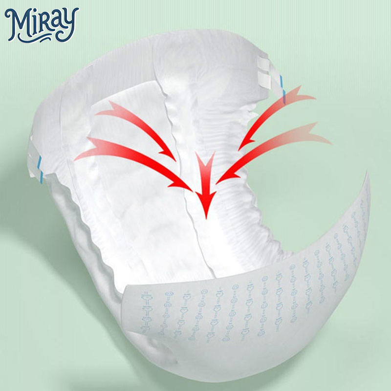 Fralda de Pano Azul Lokeystar para Adultos com Deficiência Atacado Lavável Reutilizável Fraldas de Adulto à Prova de Vazamentos Nappies de Pano