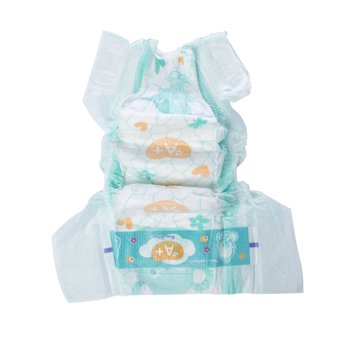 Fraldas descartáveis Extra Care Premium Sensíveis para bebês, à prova d'água, tipo calça, grau A, fabricante