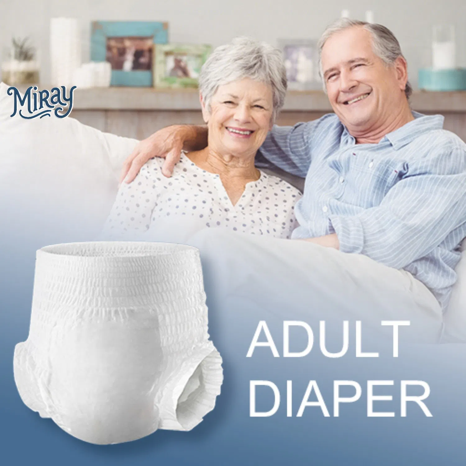 Panos de Fralda Abdl Adulr Laváveis, Cuecas Elásticas Reutilizáveis para Incontinência, Fraldas para Adultos para Pessoas Idosas e Mulheres