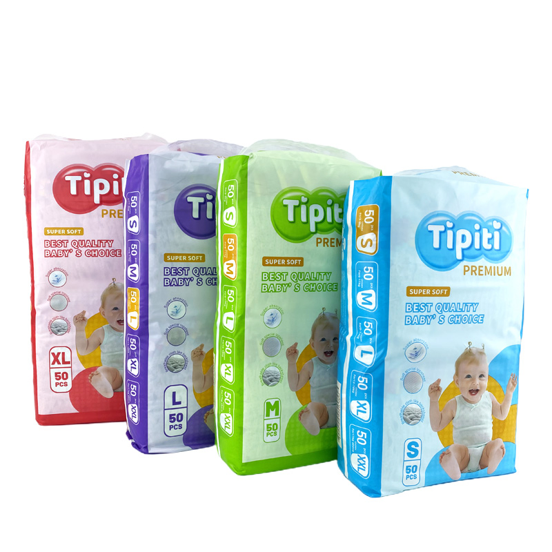 Fralda Descartável Premium Super Macia Tipiti para Bebês Atacado Tamanhos P M G GG para Recém-nascidos e Infantes
