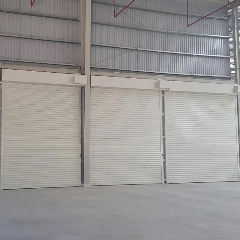 Cheap Aluminum Steel PU Foam Sandwich Panel Insulated Automatic Sectional Overhead Roller Garage Door