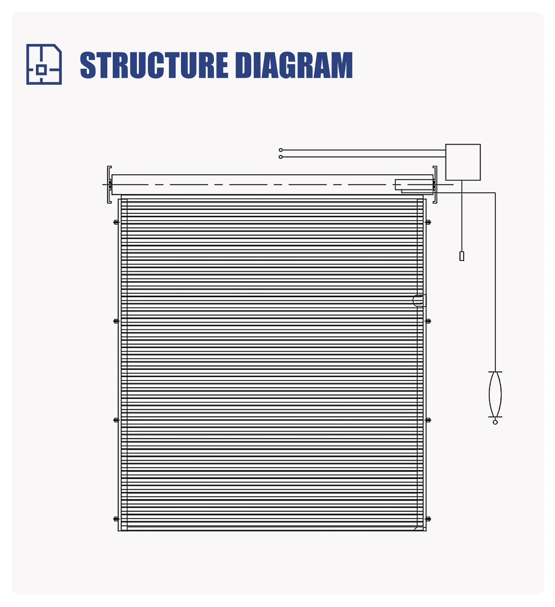 Structure Diagram of Fire Rated Door