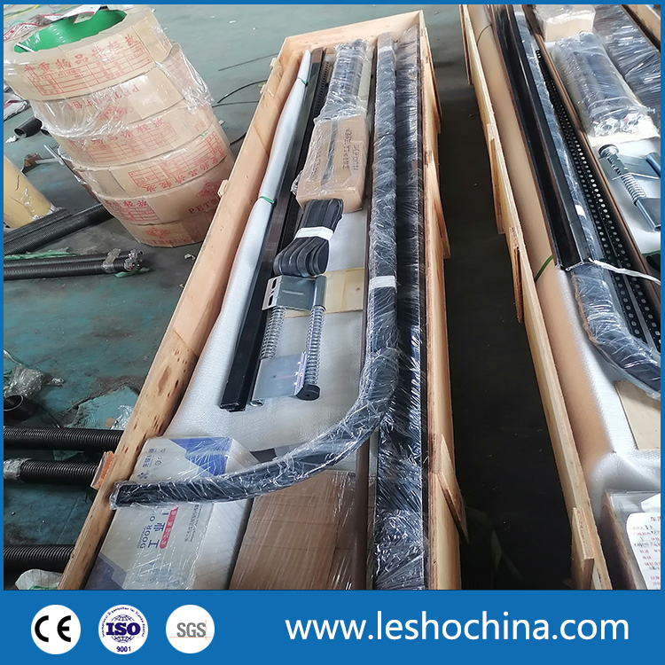 New Black Polycarbonate Finger Protection Modern Glass Plexiglass Garage Doors