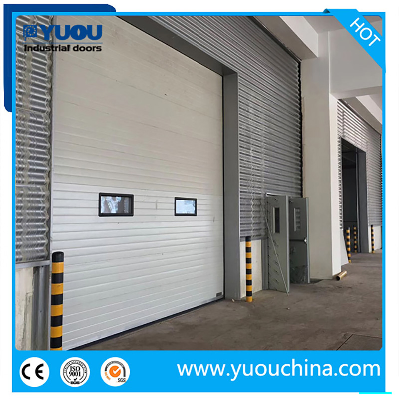Industrial Automatic or Manual Vertical Lift Sectional Overhead Doors