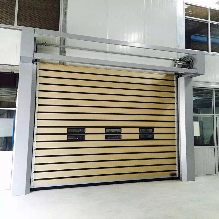 Wholesale High Quality Painted Galvanized Steel Polyethylene High Speed Door
