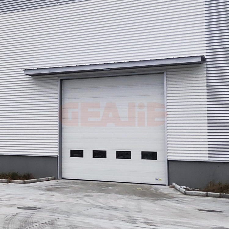 Waterproof Safety Industrial Electric Control Vertical Lift Sectional Door