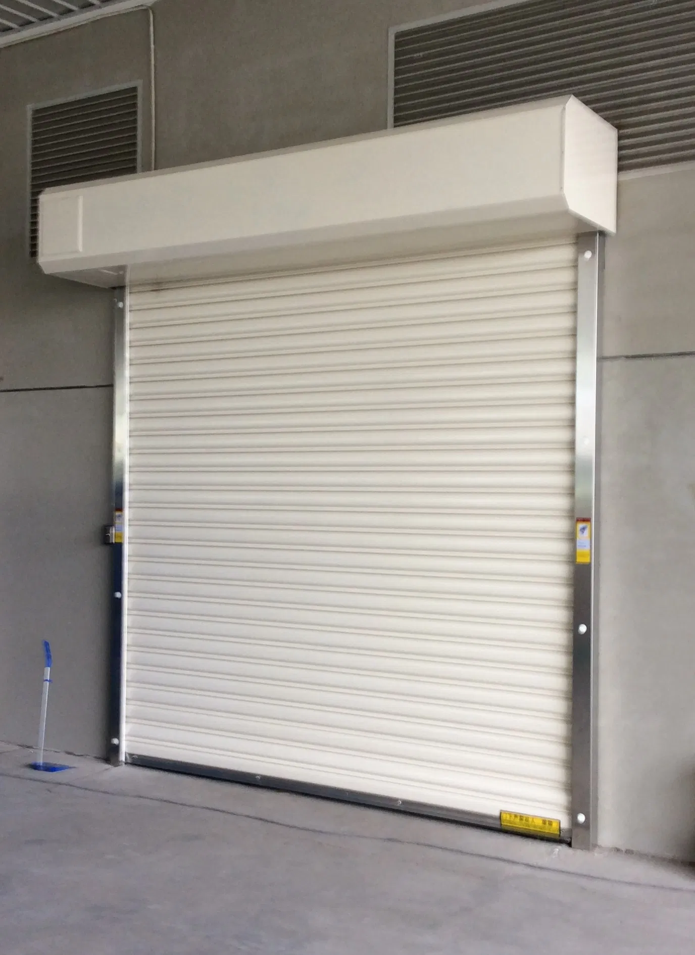 Industrial Exterior Gi Roller Shutter Galvanized Steel Aluminium Alloy Rolling Shutter Metal Roll up Fireproof Fire Rated Rolling Shutter Garage Door