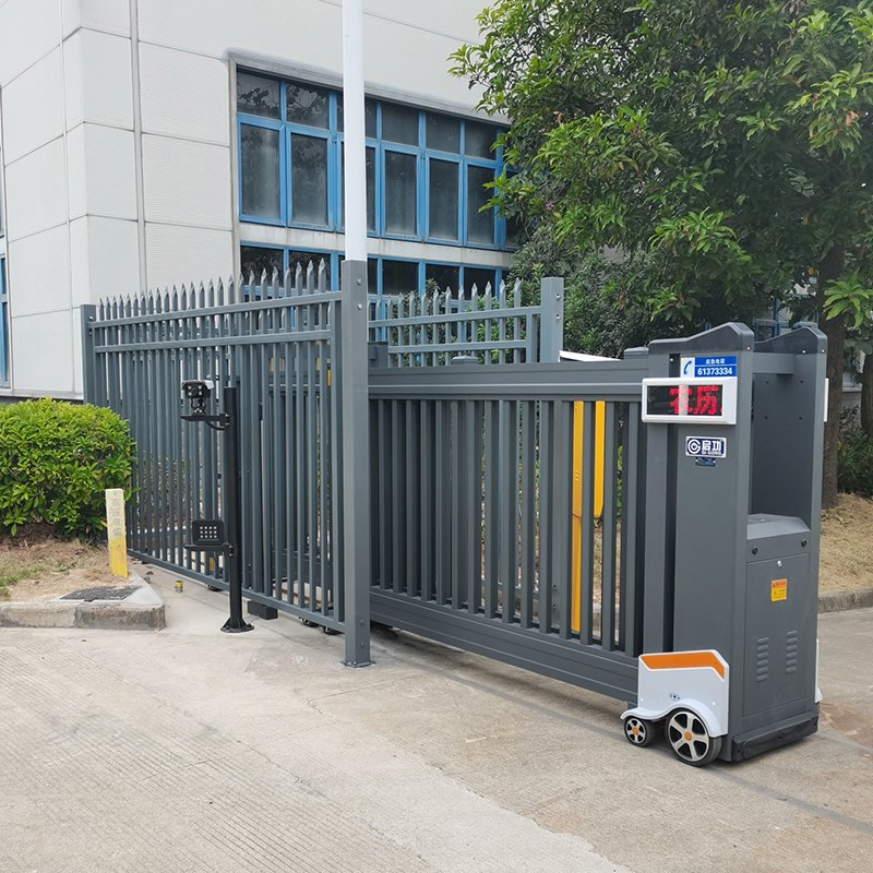 School Factory Villa Automatic Aluminium Sliding Telescopic Gate Sliding Gate