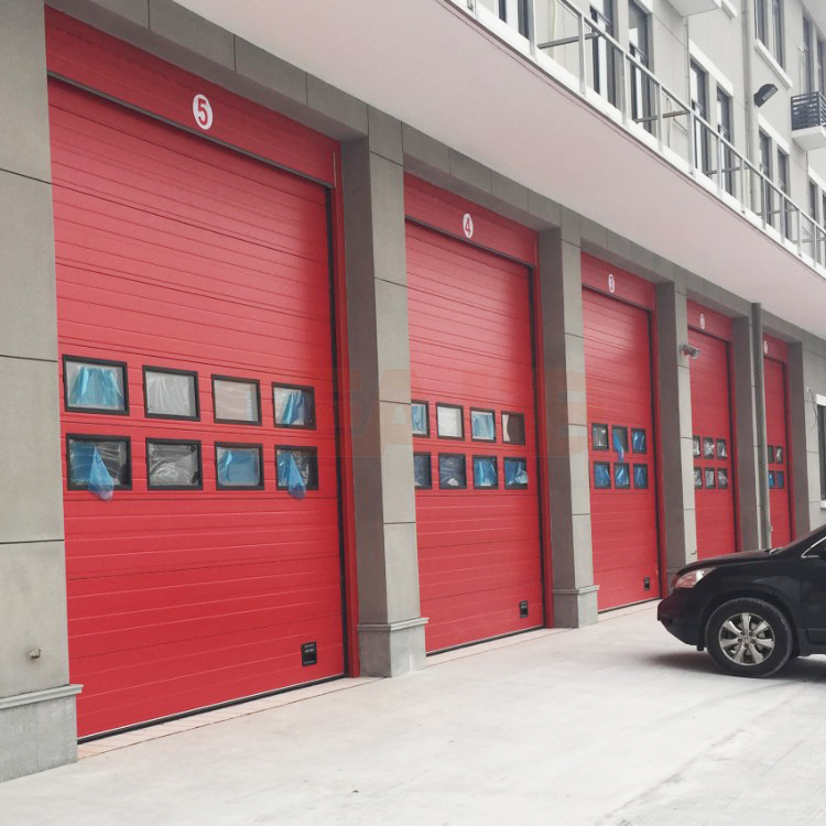 Waterproof Safety Industrial Electric Control Vertical Lift Sectional Door