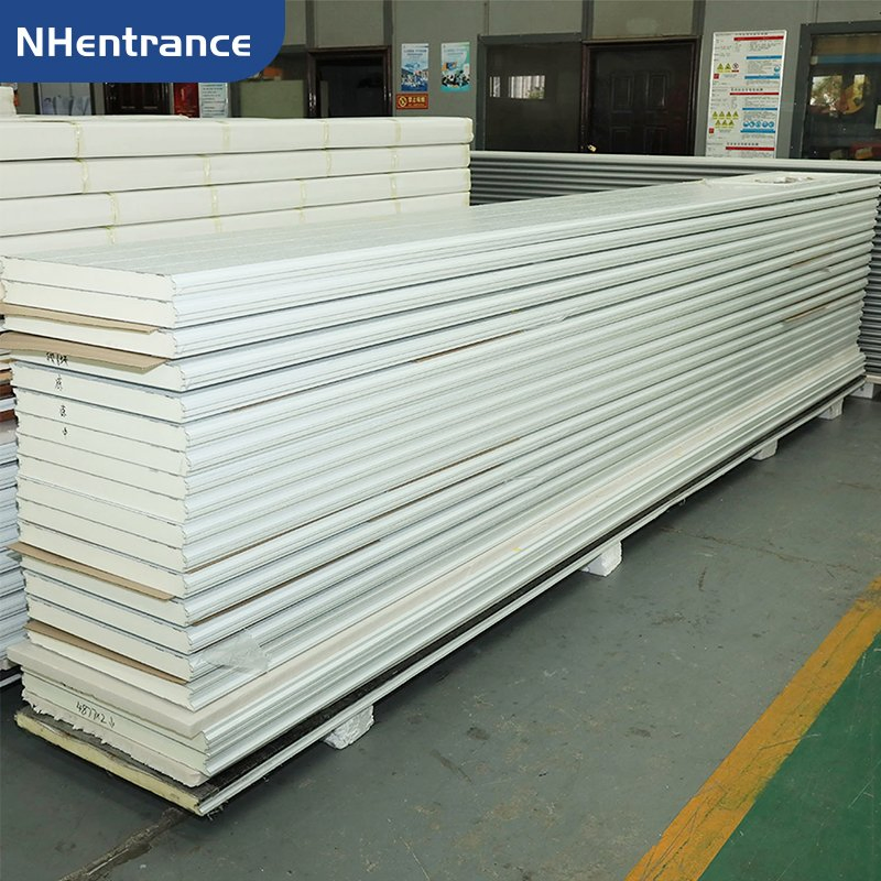 Industrial Grade High Strength Steel Sandwich Insulated Panel for Cold Storage Sectional Garage Door Panel