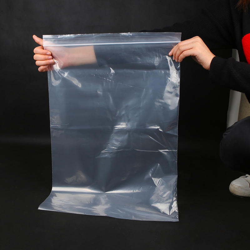 35X45cm in Stock Custom Large Size 2 Gallon Ziplock PE Polyethylene Packaging Clear Bags for Supermarket Retail Nuts Spices