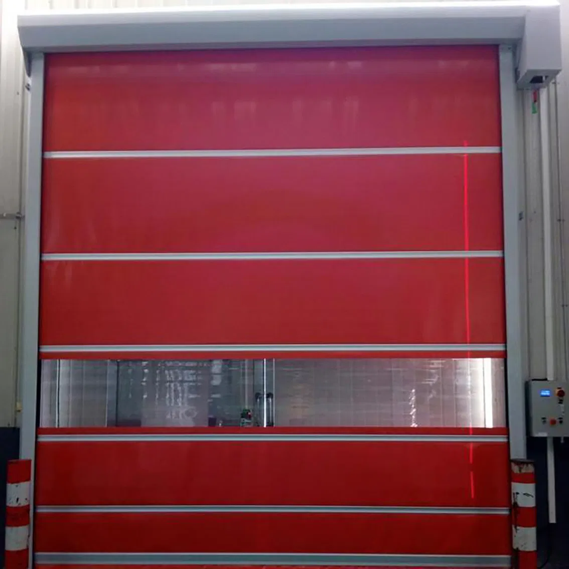 PVC High Speed Roll up Door for Cars Clean Room Sliding PVC Roll-up Door Sealed Vinyl for Outdoor Use