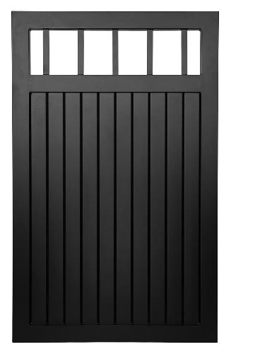 Wrought Iron Galvanized Steel Driveway and Walkway Sliding and Swing Security Gate