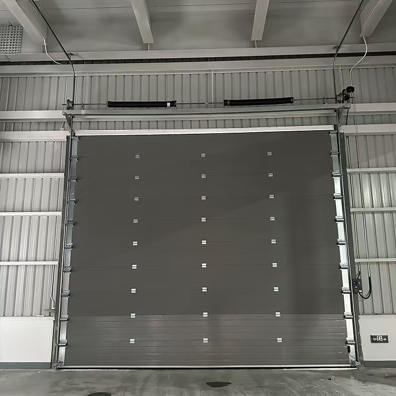 Steel Insulated Vertical Lifting Sliding Roll up Metal Sectional Automatic Industrial Overhead Lift Door for Warehouse
