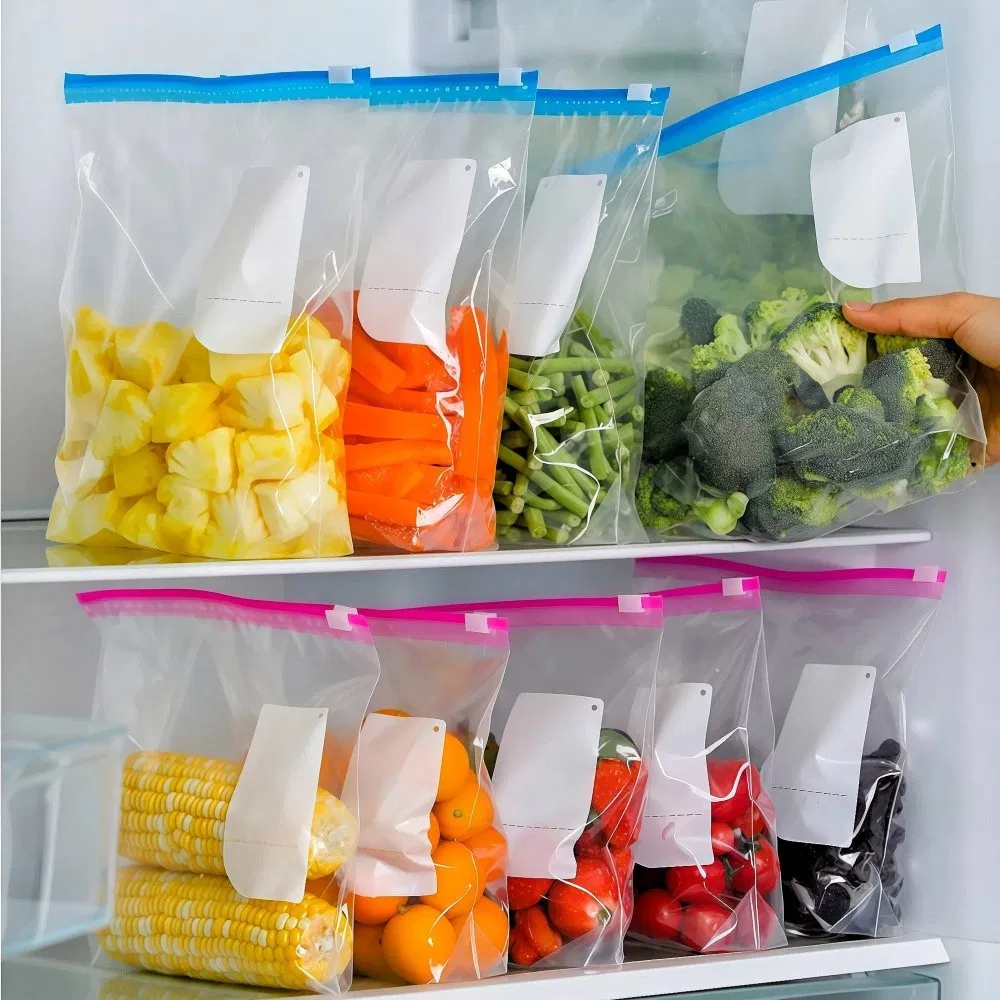 Polyethylene Food Freezer Gallon Slider Ziplock Bags for Candy Nuts Snacks Vegetable Storage