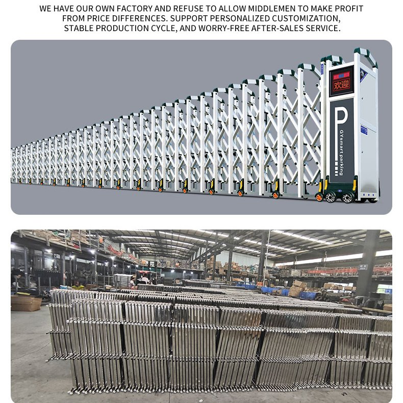 Xgy Modern Main Door Designs Remote Control Telescopic Gates Electric Automatic Aluminum Steel Driveway Retractable Gate for House Outdoor