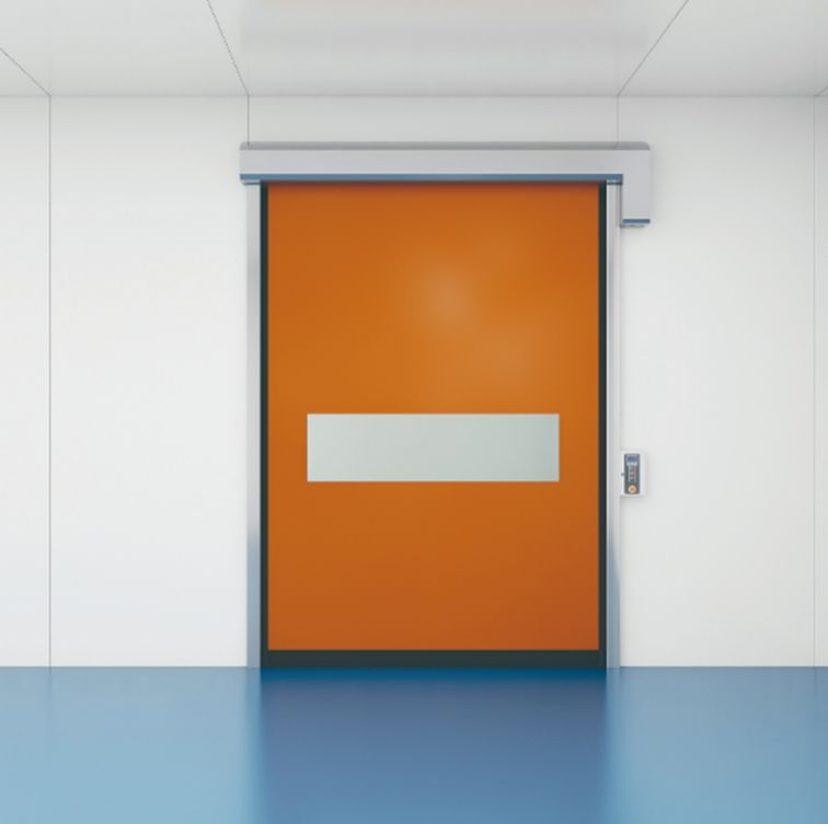 High-Speed PVC Roll-up Door for Clean Rooms