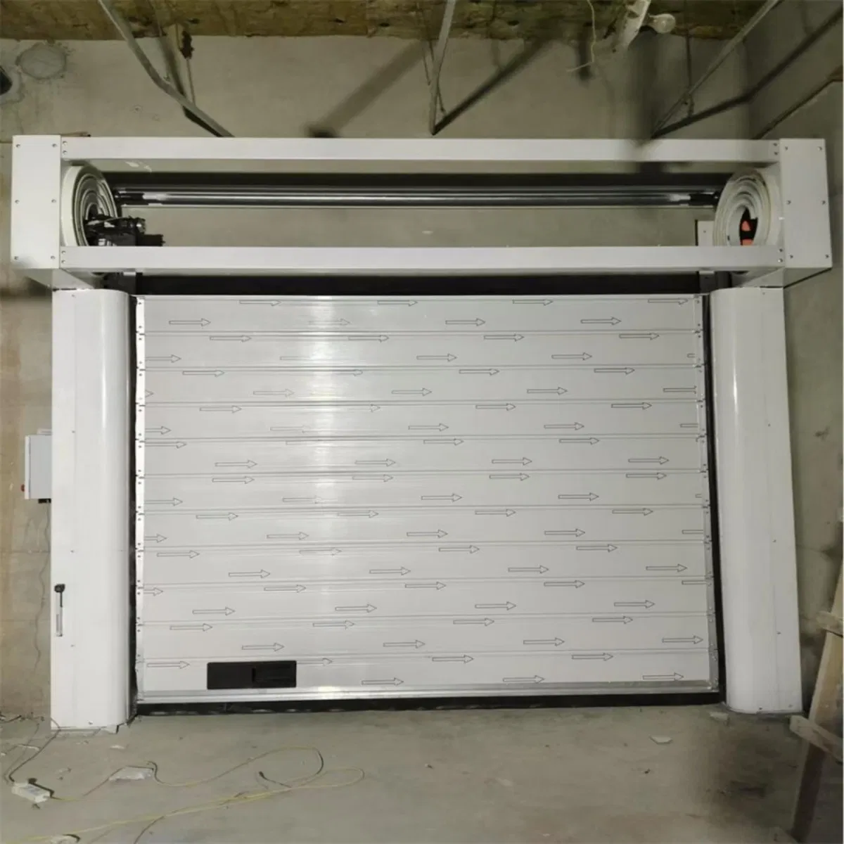 Modern High Speed Industrial Security Turbo Aluminum Spiral Roll up Metal Rolling Door