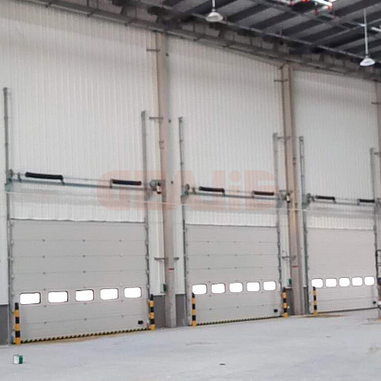 Waterproof Safety Industrial Electric Control Vertical Lift Sectional Door