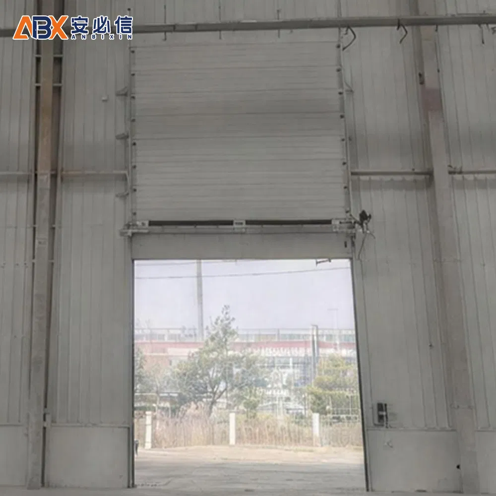 Heavy-Duty Industrial Vertical-Lift Insulated Sectional Garage Door for Logistics Buildings