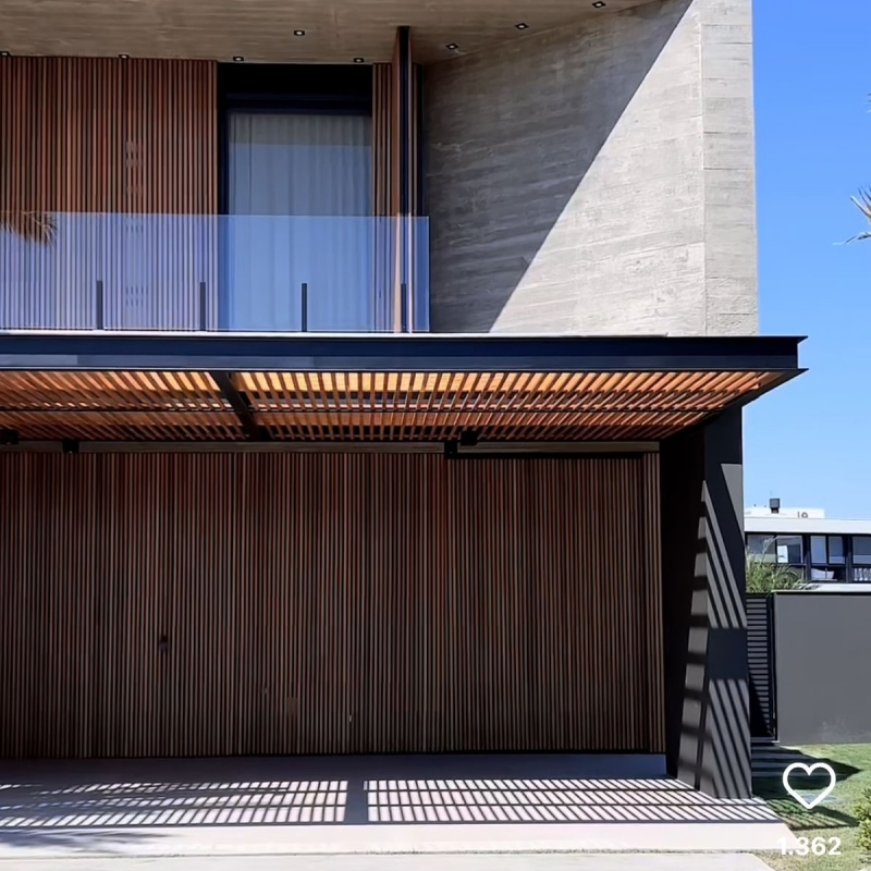 Anti-Detachment Design Smart Aluminium Invisible Frameless Grille Garage Doors