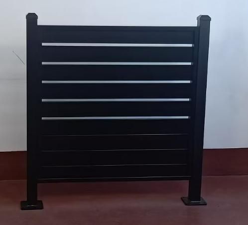 Wrought Iron Galvanized Steel Driveway and Walkway Sliding and Swing Security Gate